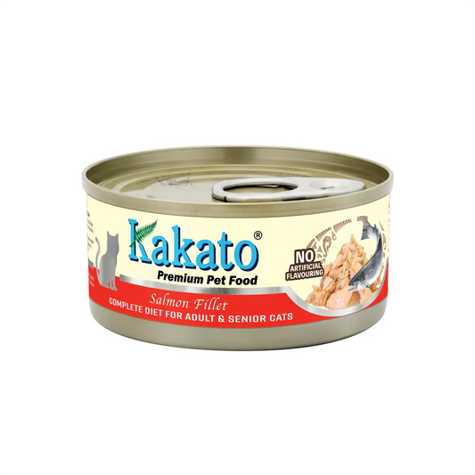 Kakato 成貓及高齡貓鮮食罐 三文魚 (774)