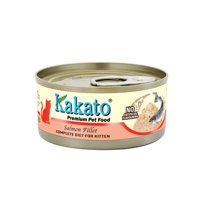 Kakato 幼貓鮮食罐 三文魚 (784)