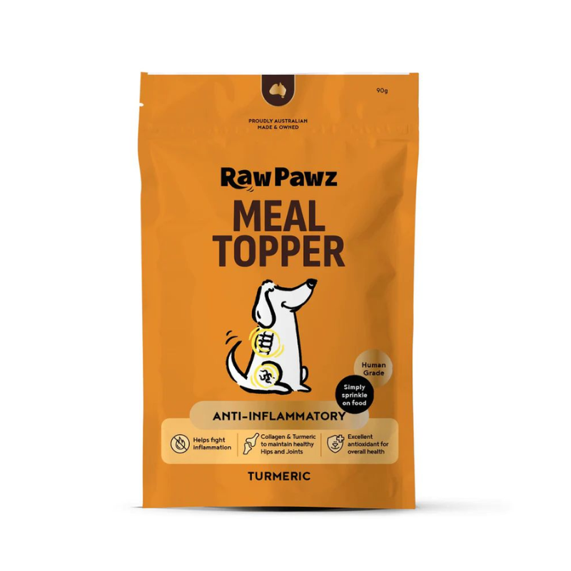 Raw Pawz Canine; Turmeric Nutritional Sprinkle; 狗用關節保健營養補充粉