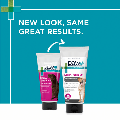 OTC PAW Canine; MediDerm Gentle Medicated Shampoo; 狗用溫和藥用洗髮水