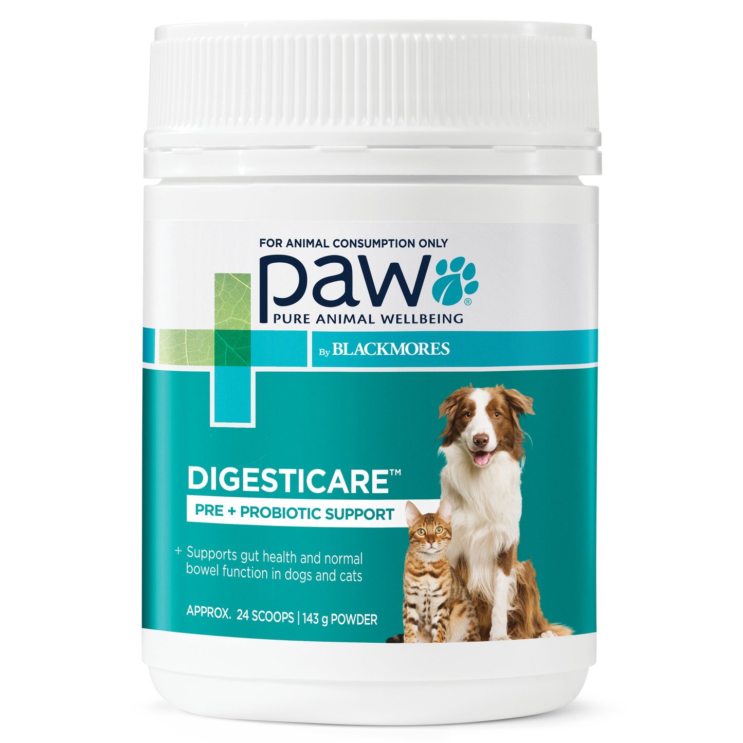 OTC PAW Canine & Feline; DigestiCare Pre+Probiotic Support Powder; 貓狗用腸道護理益生元及益生菌粉劑