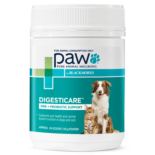 OTC PAW Canine & Feline; DigestiCare Pre+Probiotic Support Powder; 貓狗用腸道護理益生元及益生菌粉劑