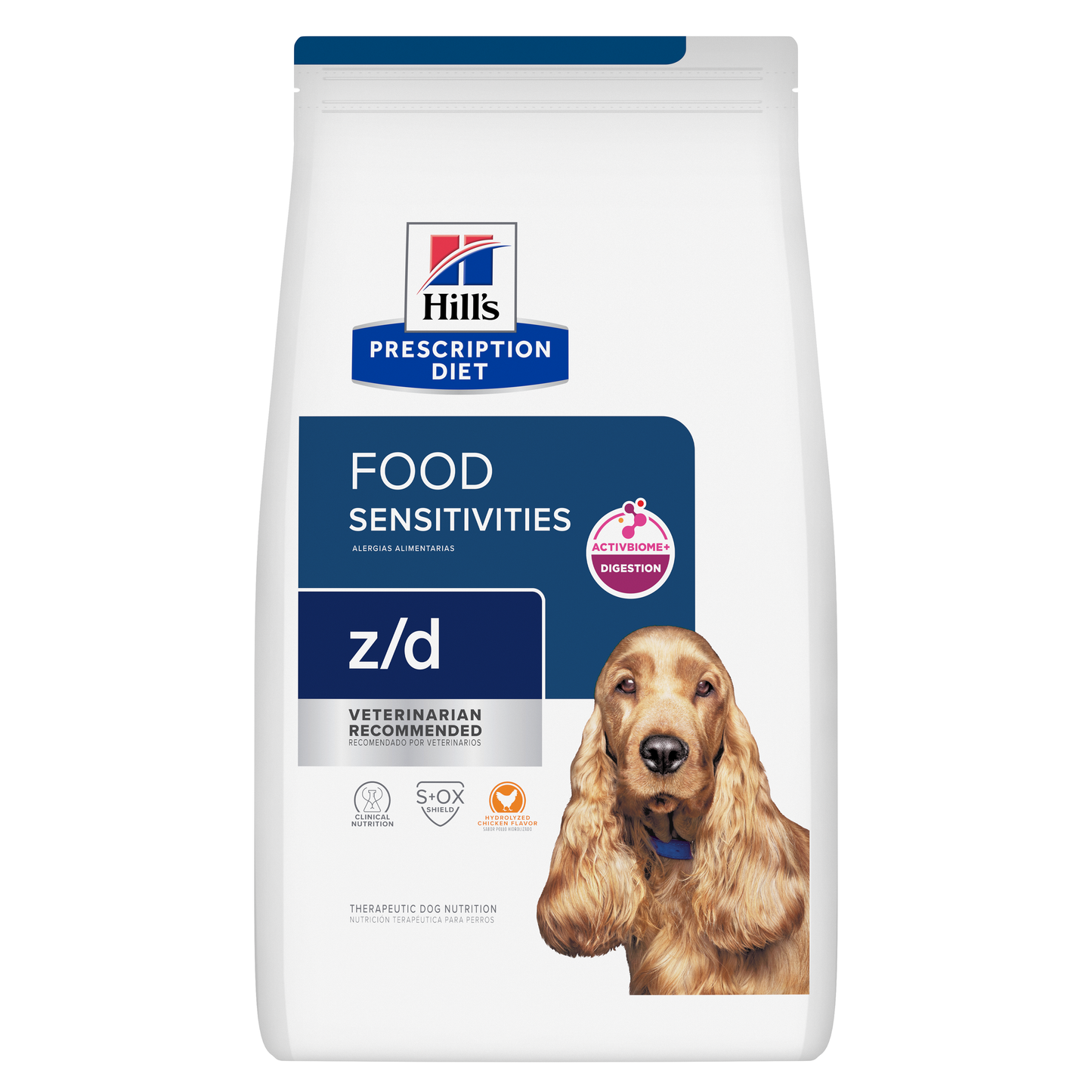 Hill's Canine; Z/D Skin/Food Sensitivities; 希爾思™處方食品 犬用皮膚 / 食物敏感低過敏原配方