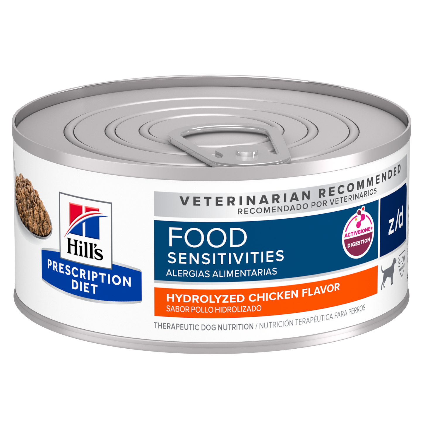 Hill's Canine; Z/D Skin / Food Sensitivities Canned; 希爾思™處方食品 犬用皮膚 / 食物敏感低過敏原處方罐頭 24罐