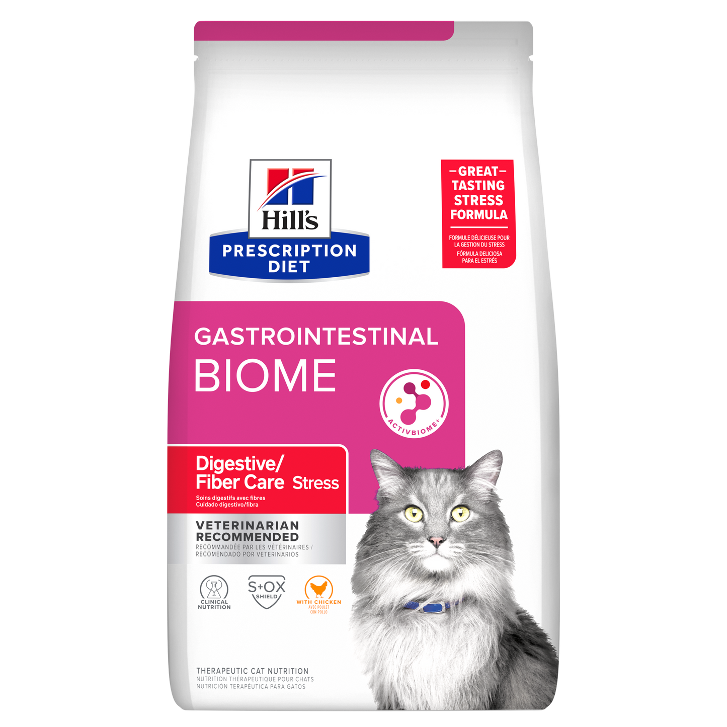 Hill's Feline; Gastrointestinal Biome Stress (Digestive/ Fiber Care); 希爾思™處方食品 貓用GI Biome Stress健康腸菌叢配方（消化 / 纖維護理）