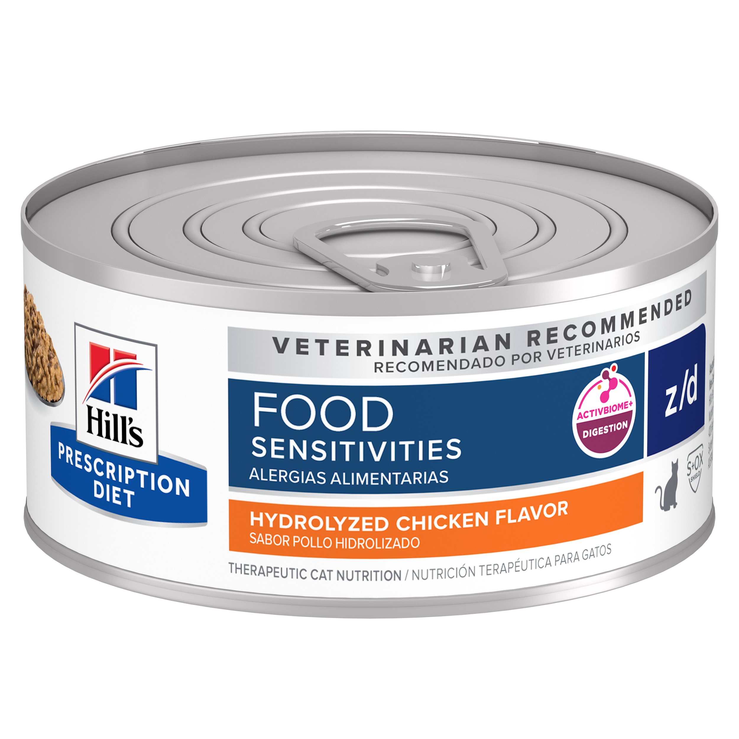 Hill's Feline; Z/D Skin/Food Sensitivities Canned; 希爾思™處方食品 貓用皮膚 / 食物敏 ...