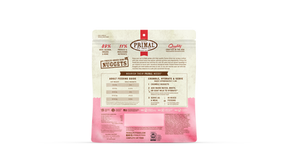 Primal Feline; Freeze Dried Nuggets Beef & Salmon Formula; 凍乾貓糧牛肉三文魚配方