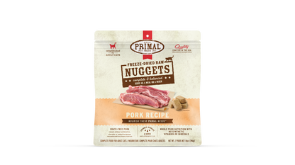 Primal Feline; Freeze Dried Nuggets Pork Formula;