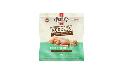 Primal Canine; Freeze Dried Nuggets Chicken Formula; 凍乾狗糧雞肉配方