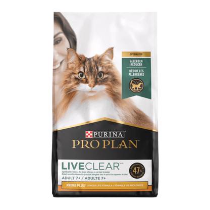 Purina Pro Plan Feline; LiveClear Adult 7+; 舒敏系列成貓7+配方