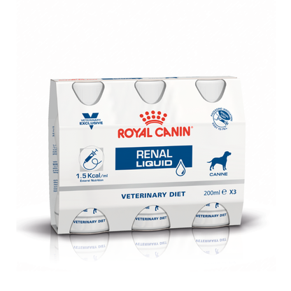 Royal Canin Canine; Renal Liquid; 成犬腎臟處方營養液 3瓶