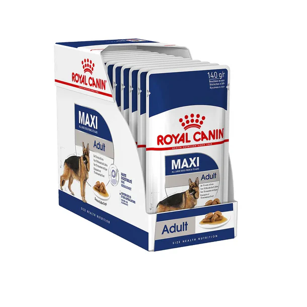 FOTC Royal Canin Canine; MAXI Adult Gravy Pouch; 大型成犬營養袋裝濕糧(肉汁)