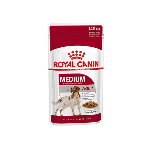 FOTC Royal Canin Canine; Medium Adult Gravy Pouch; 中型成犬營養袋裝濕糧(肉汁)