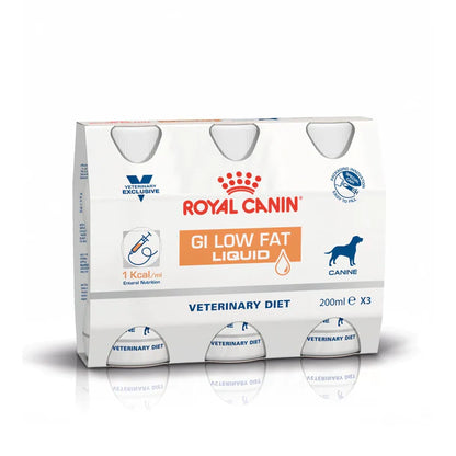 Royal Canin Canine; GI Low Fat Liquid; 成犬腸胃低脂處方營養液 3瓶