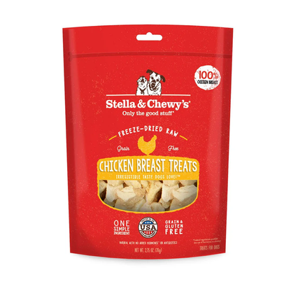 Stella &amp; Chewy's Single Ingredient Chicken Breast Treats for Dogs, Stella &amp; Chewy's Freeze-Dried Single Ingredient Chicken Breast Treats for Dogs