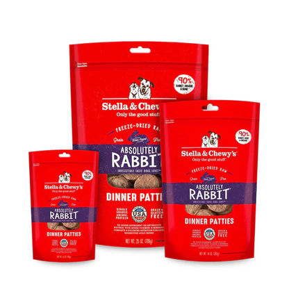 Stella & Chewy's Freeze Dried Rabbit Dinner Patties for Dogs; Stella & Chewy's 凍乾狗糧 兔肉配方