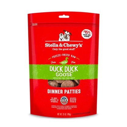 Stella & Chewy's Freeze Dried Duck and Goose Dinner Patties for Dogs; Stella & Chewy's 凍乾狗糧 鴨肉及鵝肉配方