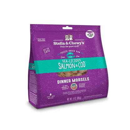 Stella &amp; Chewy's Feline; Freeze-Dried Salmon and Cod Dinner Morsels;