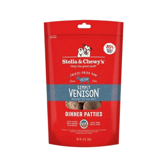 Stella & Chewy's Freeze Dried Simply Venison Dinner Patties for Dogs; Stella & Chewy's 凍乾狗糧 鹿肉配方