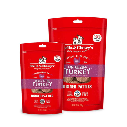 Stella & Chewy's Freeze Dried Turkey Dinner Patties for Dogs; Stella & Chewy's 凍乾狗糧 火雞肉配方