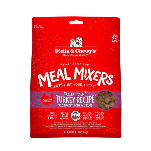 Stella &amp; Chewy's Freeze Dried Turkey Meal Mixers for Dogs, Stella &amp; Chewy's Freeze Dried Turkey Meal Mixers for Dogs