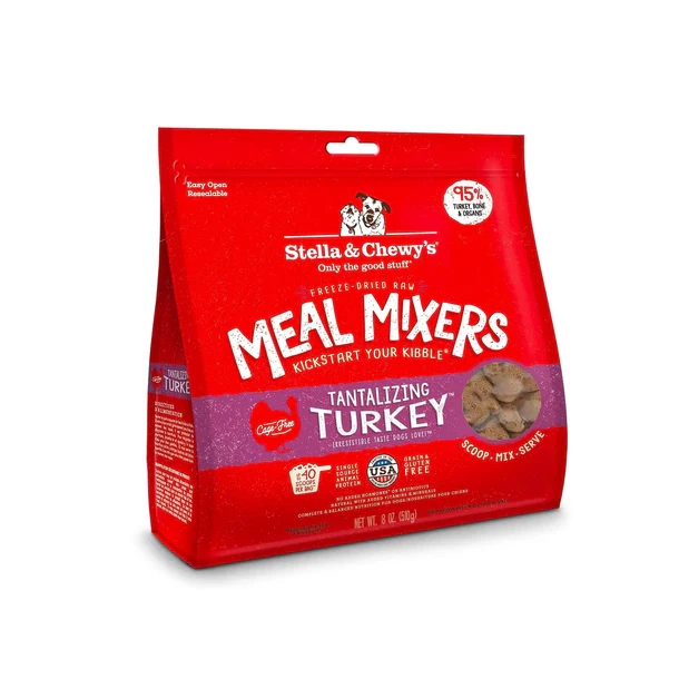 Stella &amp; Chewy's Freeze Dried Turkey Meal Mixers for Dogs, Stella &amp; Chewy's Freeze Dried Turkey Meal Mixers for Dogs