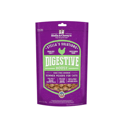 Stella &amp; Chewy's Dinner Mixers for Cats Digestive Boost Cage-Free Chicken, Stella &amp; Chewy's Dry Food Mixers for Cats Digestive Boost Cage-Free Chicken