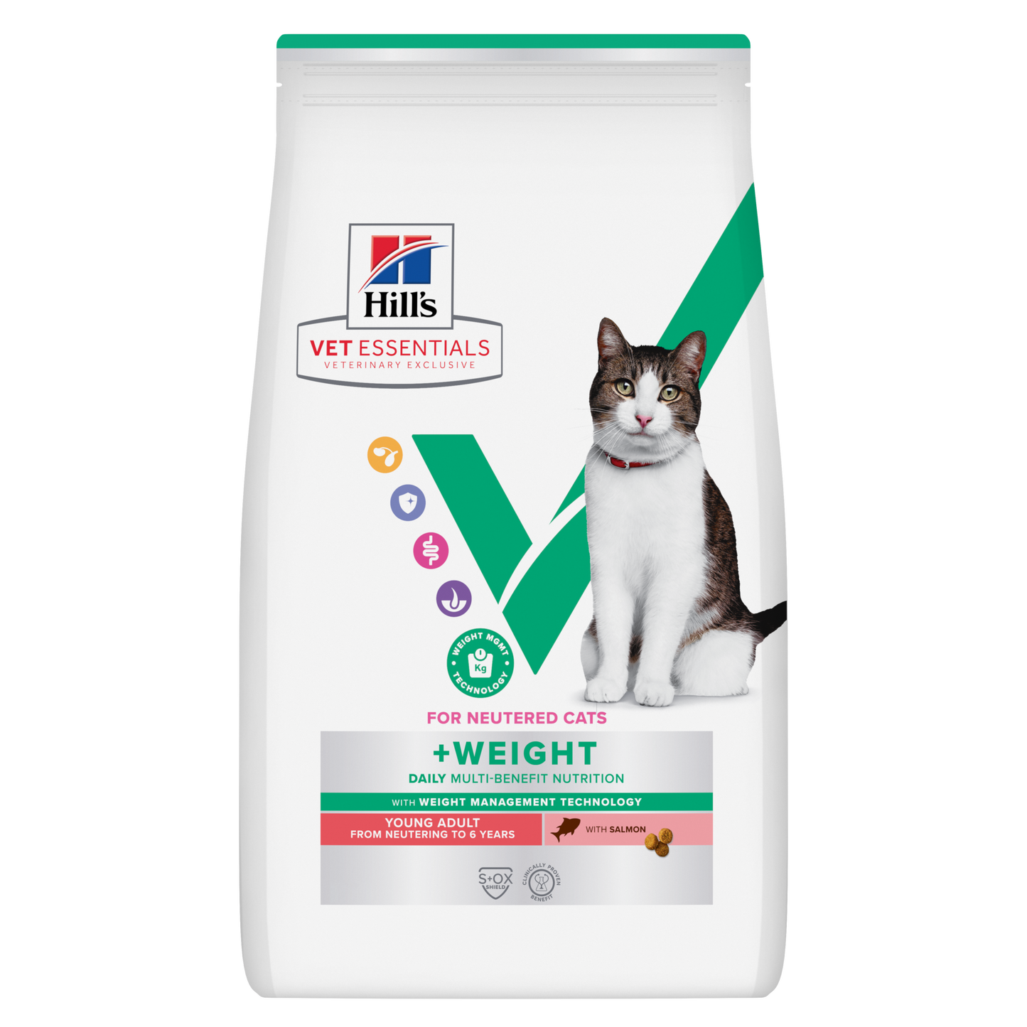 Hill's Vet Essentials; Feline Neutered Young Adult (Salmon); 希爾思™ 獸醫保健食品 成貓絕育配方(三文魚味)
