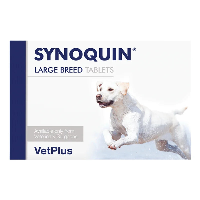 OTC VetPlus Synoquin Large Breed Tablet Joint Supplement Pills for Large Dogs