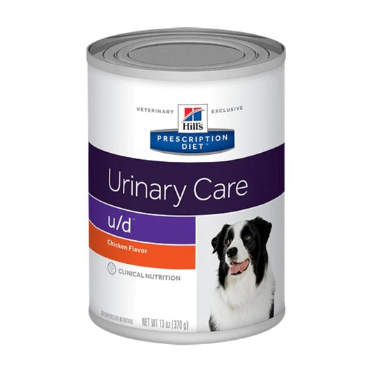Hill's Canine; U/D Urinary Care Canned; 希爾思™處方食品 犬用泌尿系統護理處方罐頭 12罐