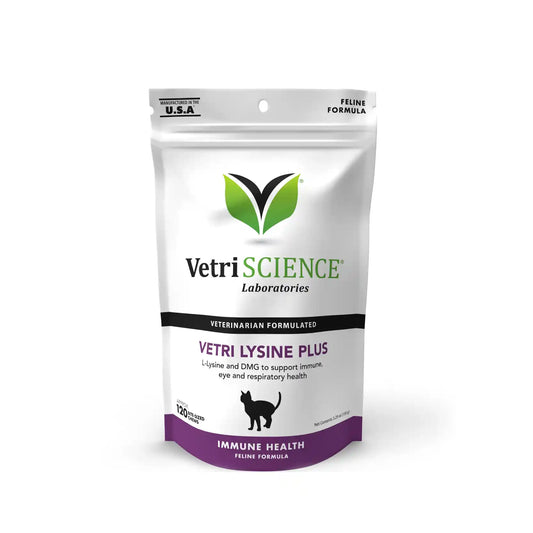OTC VetriScience Vetri Lysine Plus 貓用免疫系統咀嚼片
