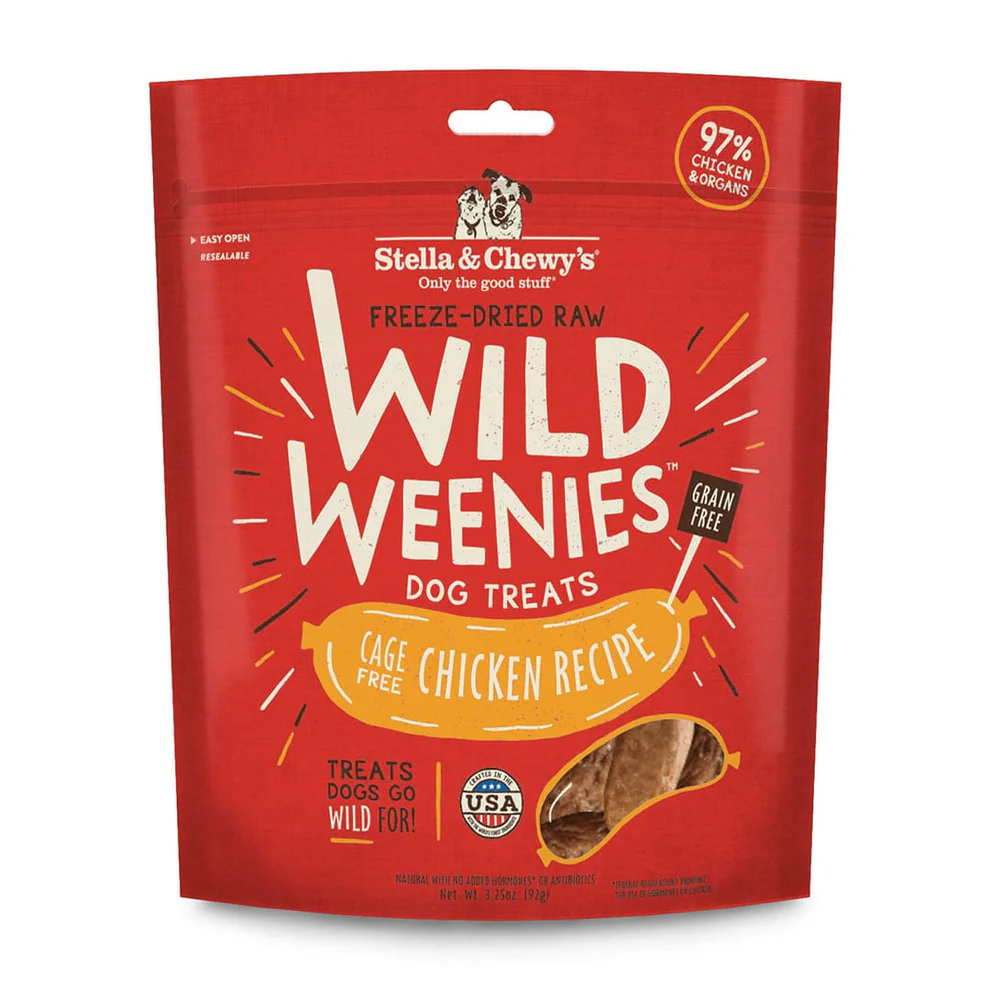 Stella &amp; Chewy's Wild Weenies Cage-Free Chicken Recipe for Dogs, Stella &amp; Chewy's Freeze-Dried Sausage Dog Snacks Cage-Free Chicken Recipe for Dogs