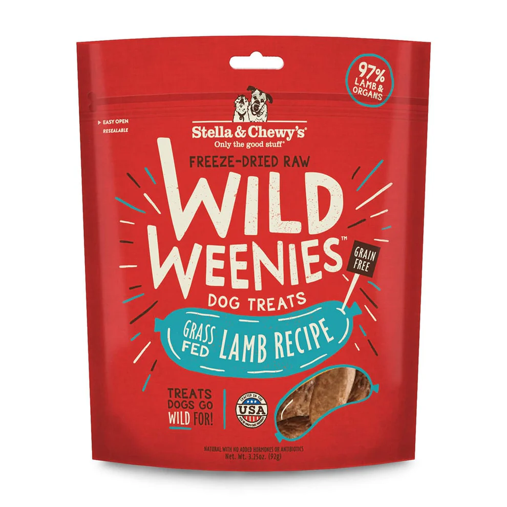 Stella &amp; Chewy's Wild Weenies Cage-Free Lamb Recipe for Dogs, Stella &amp; Chewy's Freeze-Dried Wild Weenies Cage-Free Lamb Recipe for Dogs