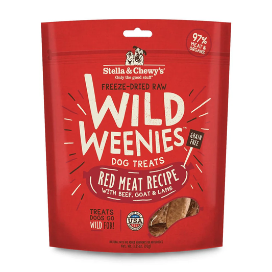 Stella & Chewy's Wild Weenies Red Meat Recipe for Dogs, Stella & Chewy's 凍乾香腸狗小食 紅肉配方