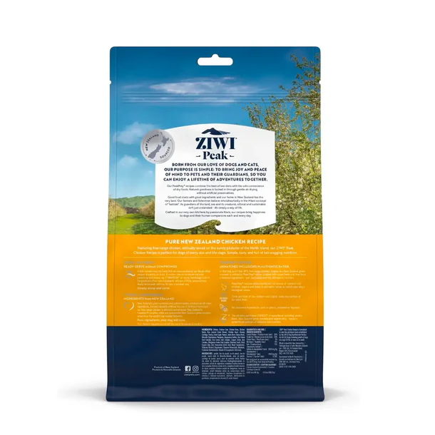 Ziwi Peak Air-Dired Free-Range Chicken For Dogs; Ziwi Peak風乾狗糧 放養雞配方