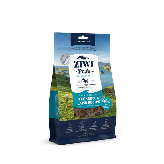 Ziwi Peak Air-Dired Mackerel & Lamb For Dogs; Ziwi Peak風乾狗糧 鯖魚及羊肉配方