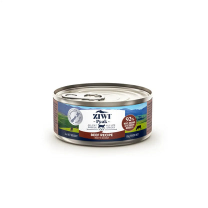 Ziwi Peak Wet Beef Recipe for Cats; Ziwi Peak Fresh Meat Canned Beef Recipe for Cats