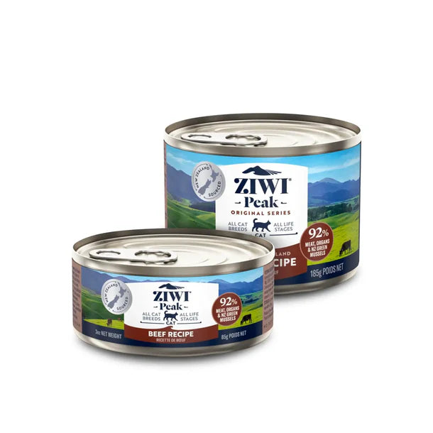 Ziwi Peak Wet Beef Recipe for Cats; Ziwi Peak Fresh Meat Canned Beef Recipe for Cats