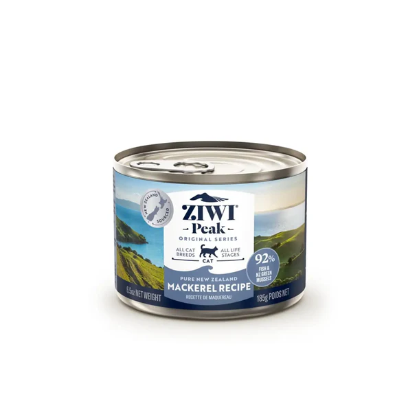 Ziwi Peak Wet Mackerel Recipe For Cats; Ziwi Peak Fresh Meat Canned Mackerel Recipe for Cats