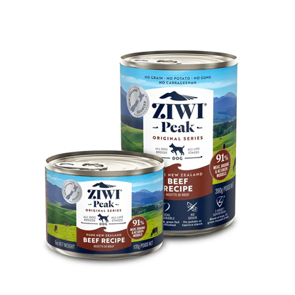 Ziwi Peak Wet Beef Recipe for Dogs; Ziwi Peak鮮肉狗罐頭 牛肉配方