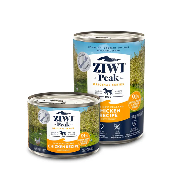 Ziwi Peak Wet Free-Range Chicken Recipe For Dogs; Ziwi Peak Fresh Meat Free-Range Chicken Recipe for Dogs;