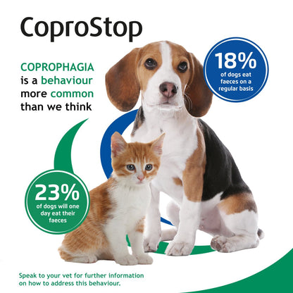 OTC VETARK Canine & Feline; CoproStop; 貓狗用防食糞粉劑