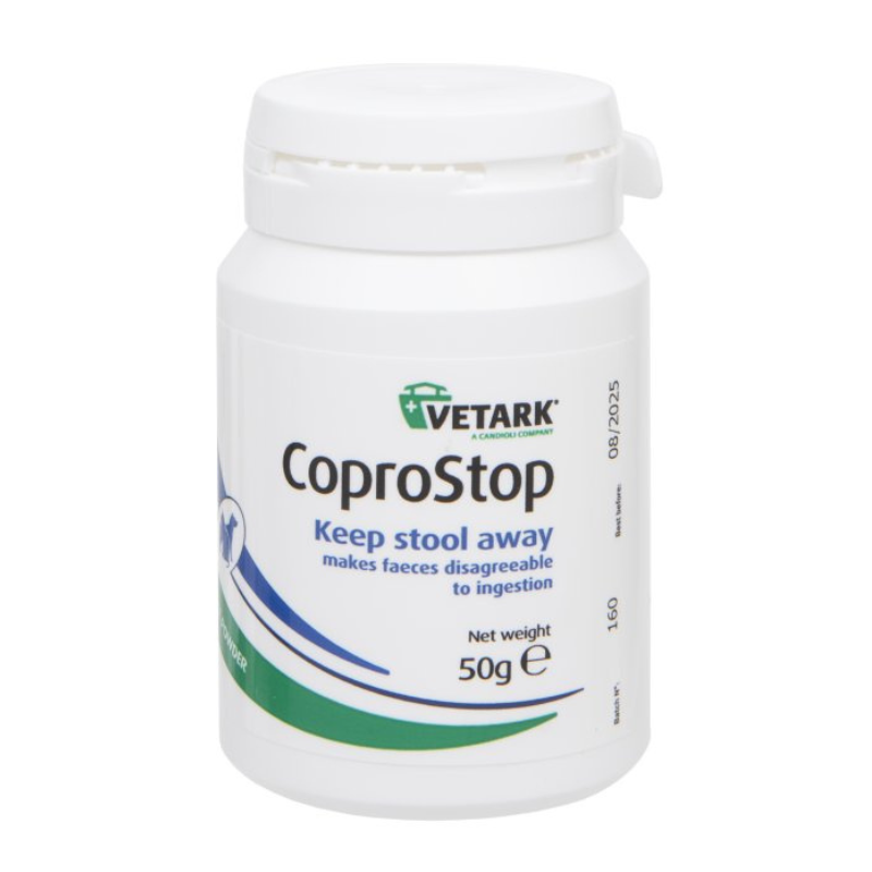 OTC VETARK Canine & Feline; CoproStop; 貓狗用防食糞粉劑
