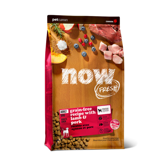 now FRESH Canine; Adult Dog Lamb & Pork; 無穀成犬羊及豬紅肉配方
