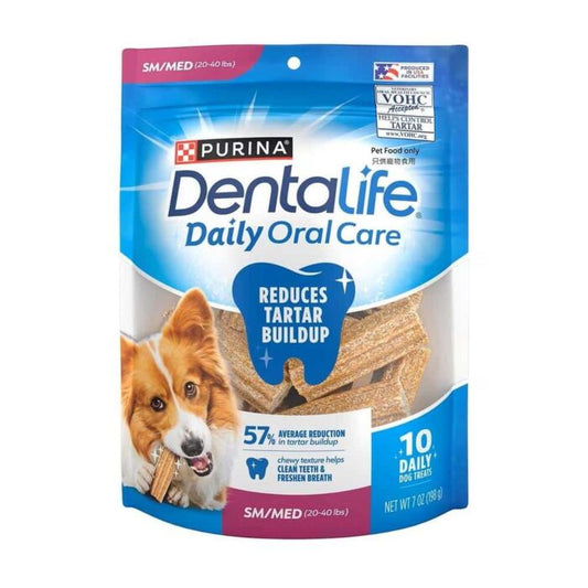 Purina Canine; Dentalife Small and Medium Dog Treats; 小型及中型犬潔齒棒