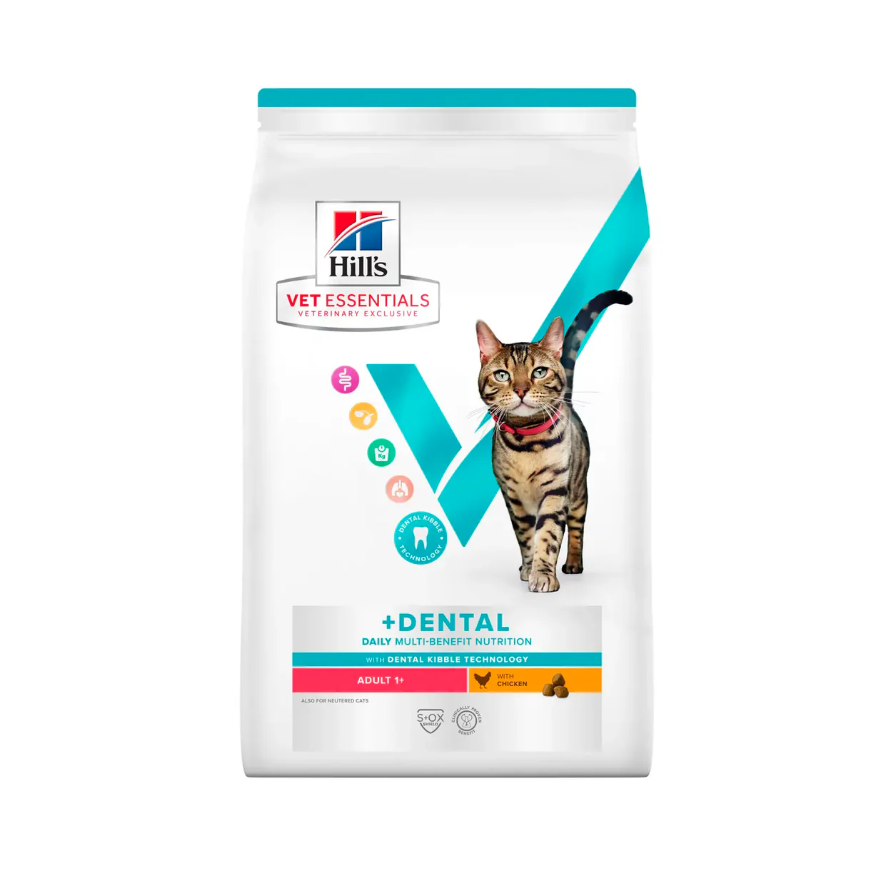 Hill's Vet Essentials; Feline Young Adult Dental Health; 希爾思™ 獸醫保健食品 成貓牙齒保健配方