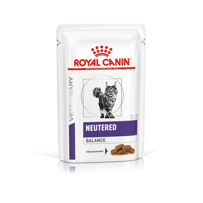 FOTC Royal Canin Feline; Neutered Balance Pouch; 絕育貓飽足感健康管理袋裝濕糧（肉汁） 12包