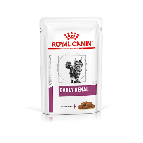 Royal Canin Feline; Early Renal Wet Pouch; 成貓早期腎臟處方袋裝濕糧（肉汁） 12包