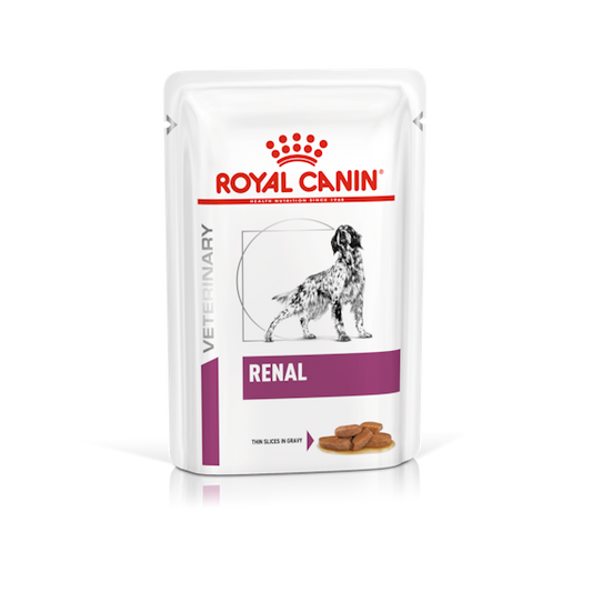 Royal Canin Canine; Renal Pouch; 成犬腎臟處方袋裝濕糧（肉汁） 12包